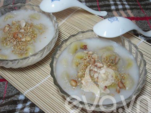 Chè chuối nước cốt dừa ngon miệng