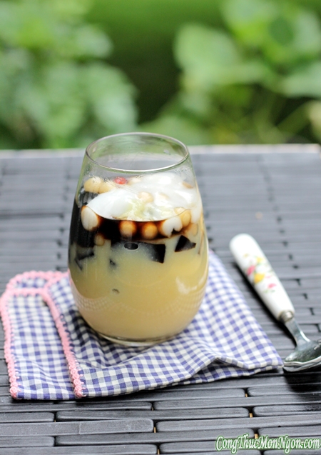 Chè đỗ xanh sương sáo