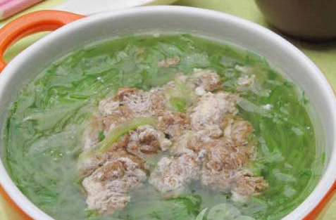 Ngọt ngon canh cua nấu bầu