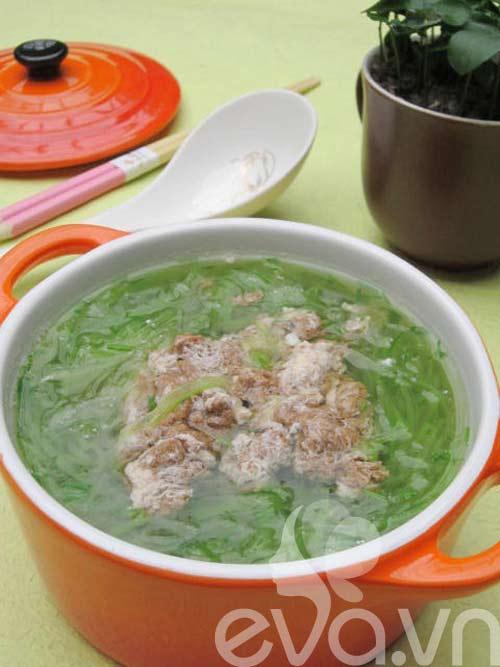 Ngọt ngon canh cua nấu bầu