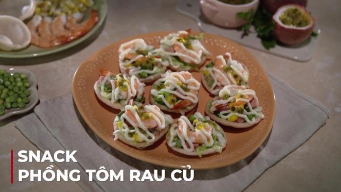 Snack phồng tôm rau củ